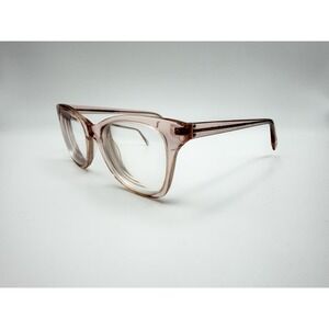 Warby Parker Hallie 600 Cat Eye PINK Transparent Eyeglasses Frame Only 51-18-145